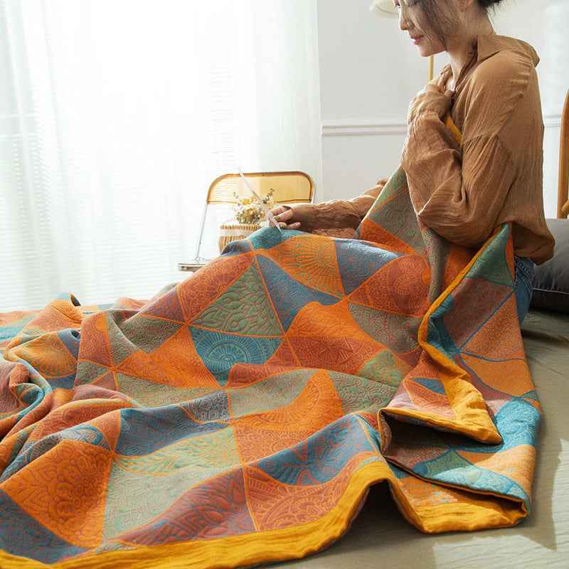Pure Cotton Luxury Three-layer Cotton Blanket